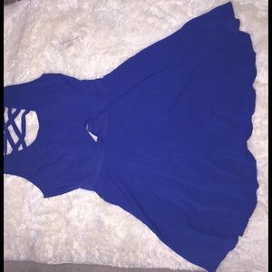 Short and flirty blue dress (summer/spring)
