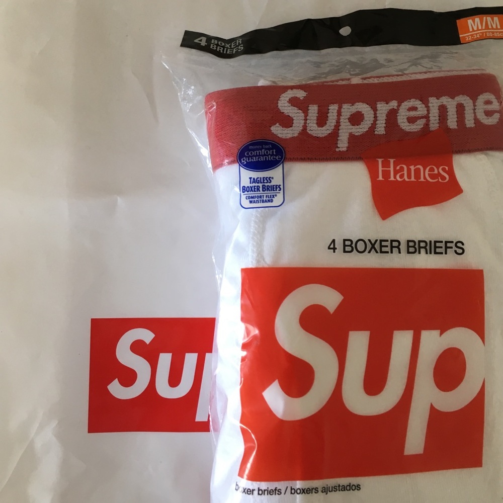 Supreme x Hanes boxer briefs
