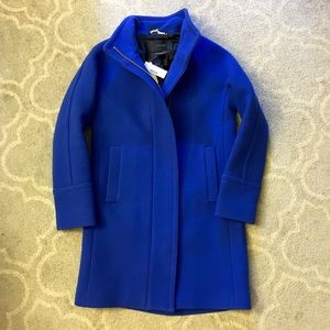 J. Crew Stadium Cloth Cocoon Coat Deep Violet, 00