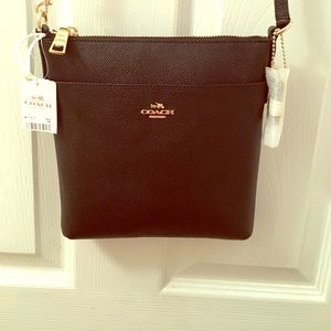 New black/ gold Coach satchel. Tags remain