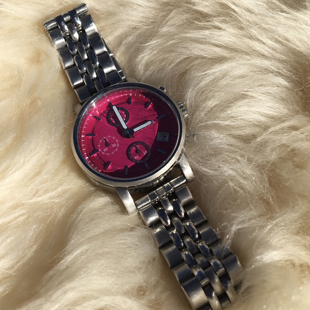 Pink Fossil Watch