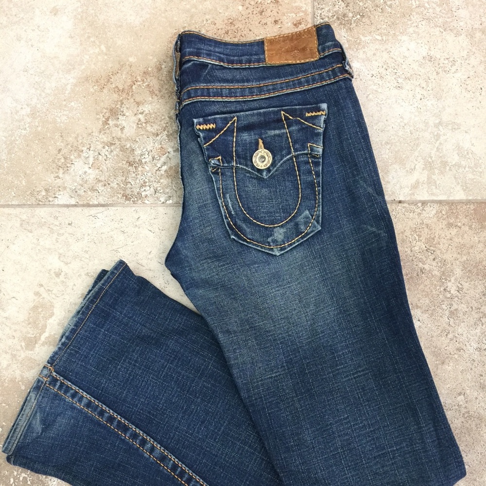 True religion boot cut jeans excellent condition