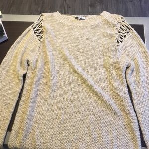 Cream size small sweater