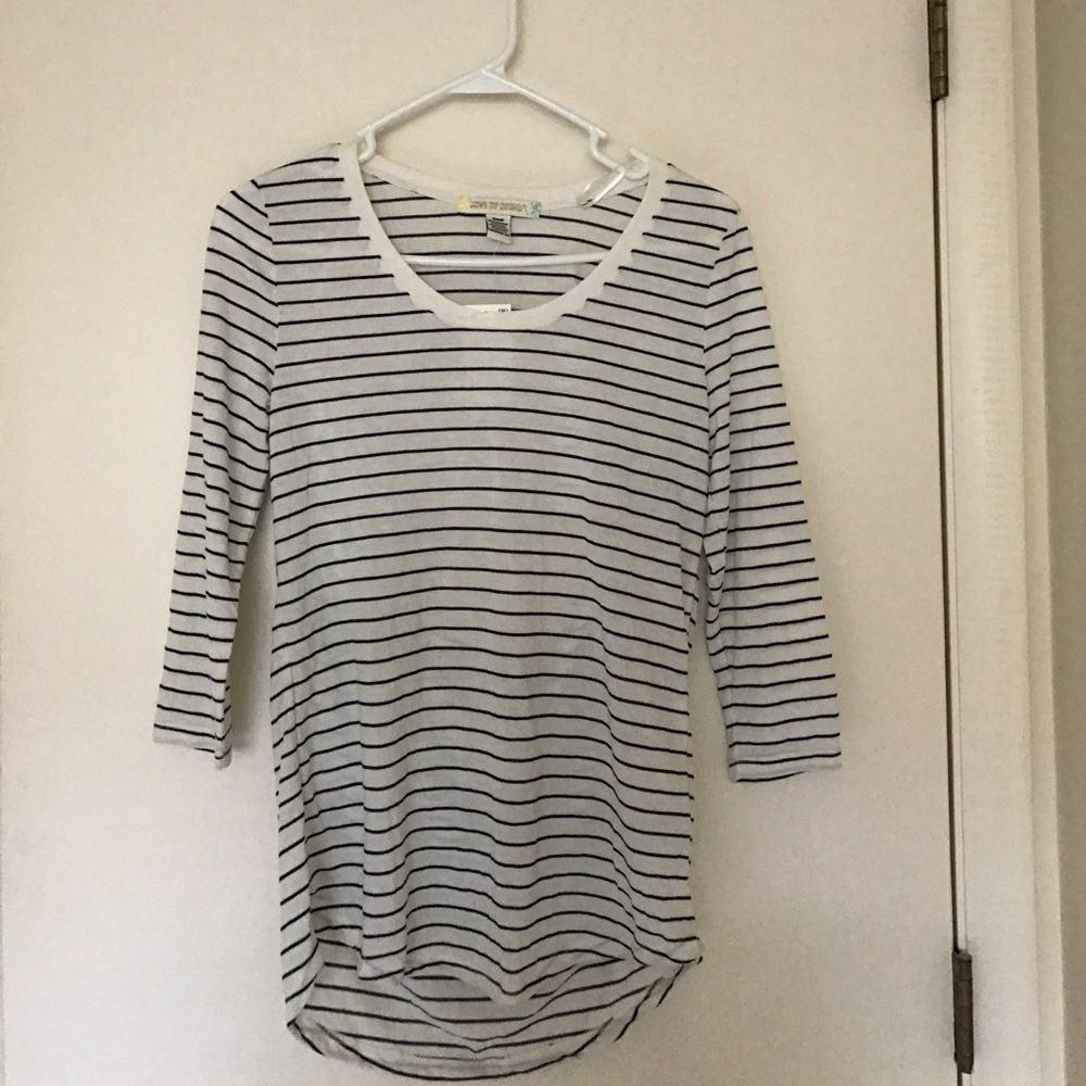 Ivory & Blue stripped shirt