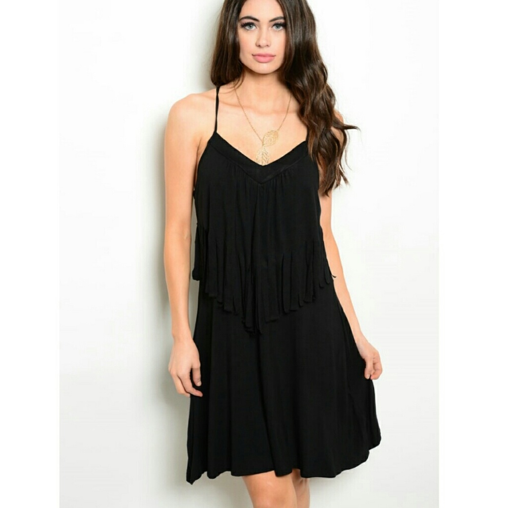 ❤LAST ONE❤ Sexy little black dress Large Made in USA 🇺🇸 Brand new - Picture 3 of 10