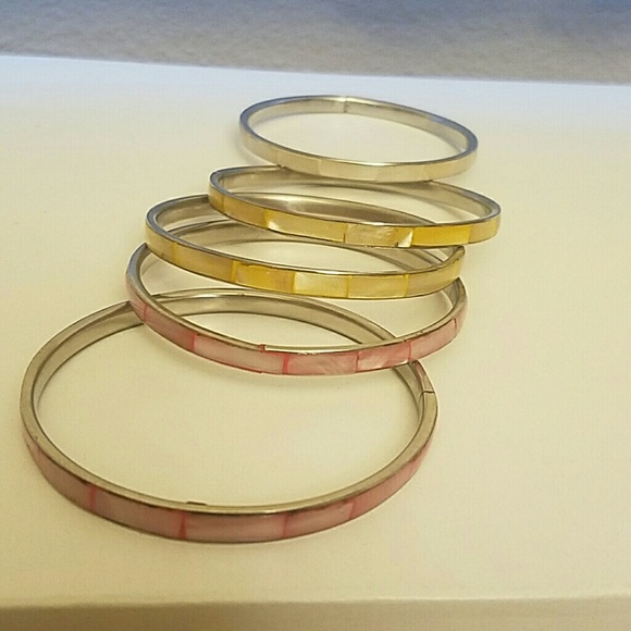 Shell Plated Bangles - Picture 2 of 2