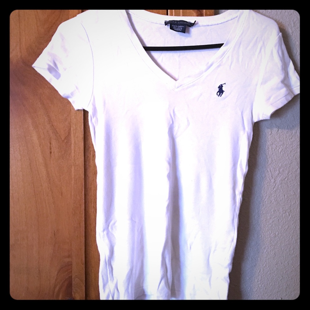 White polo tee shirt
