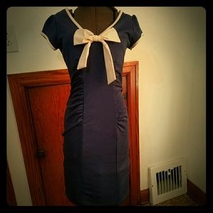 1940's small vintage pencil dress