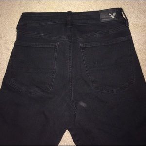 Black high rise jegging