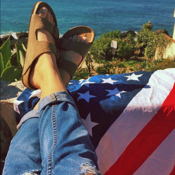 🍀ST PATTYS SALE🍀American Flag Round Blanket - Picture 6 of 7