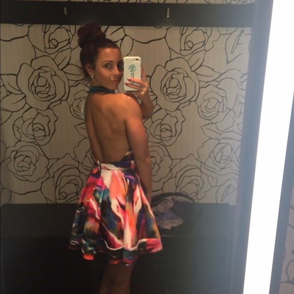 Bebe colorful cocktail dress - Picture 2 of 2