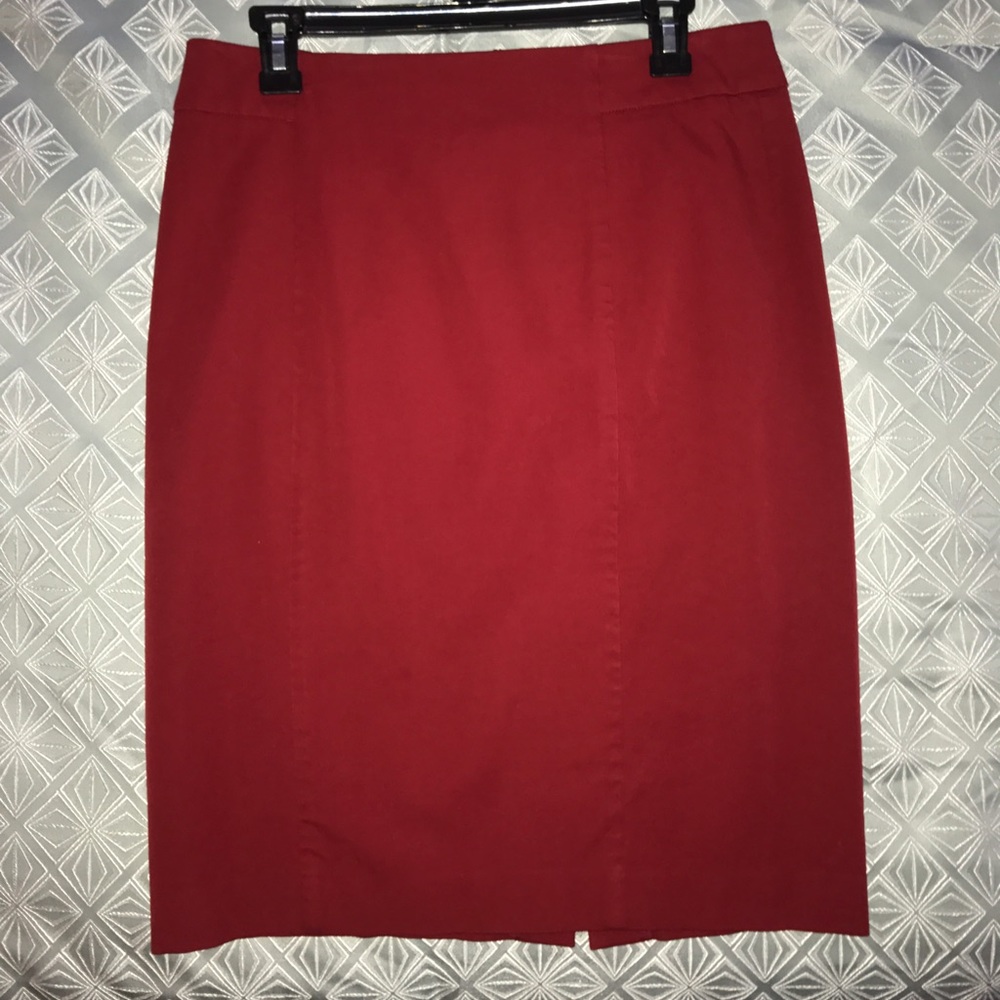 Red Loft Pencil Office Skirt 8 tall long