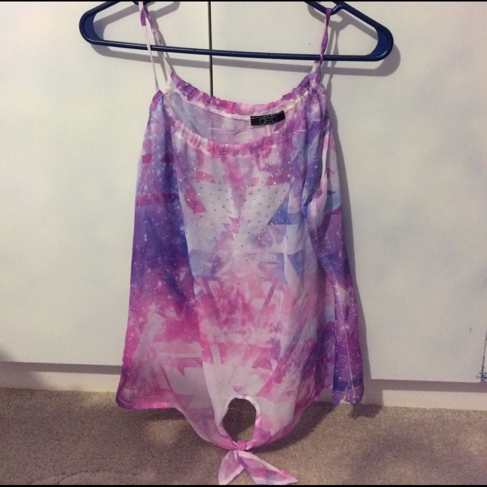Deb abstract tank top
