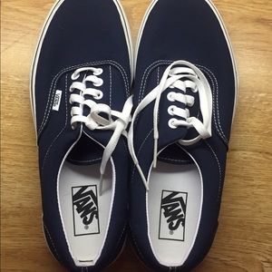 NWOT Navy Vans