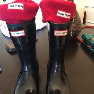 Hunter boots size 7
