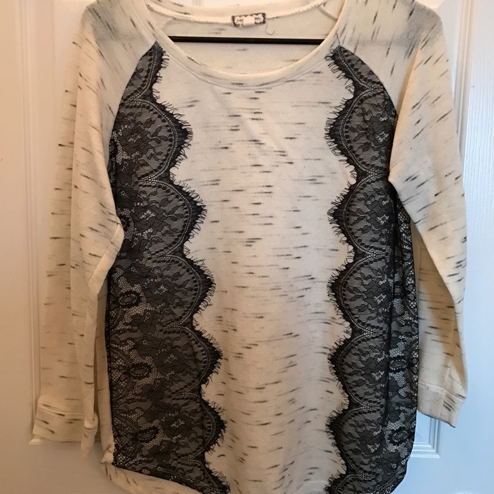 Heathered sweater