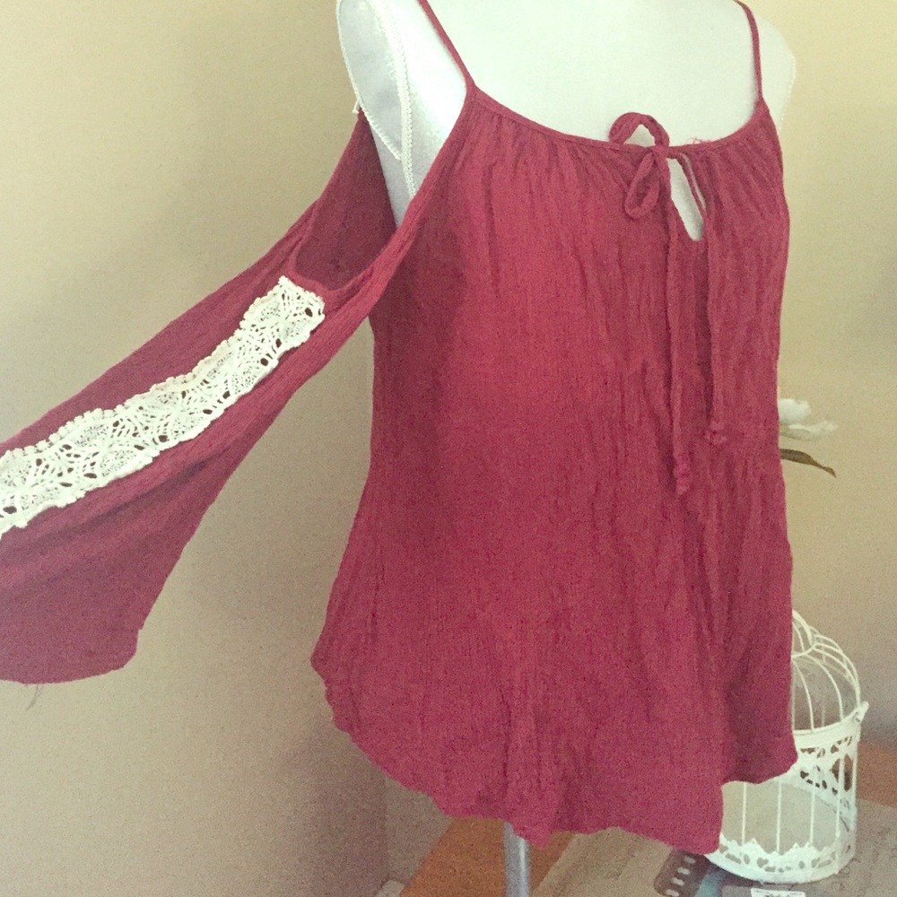 Cut out shoulder top