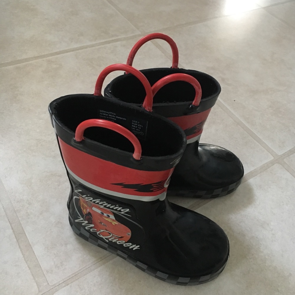 Lighting McQueen Rain Boots!