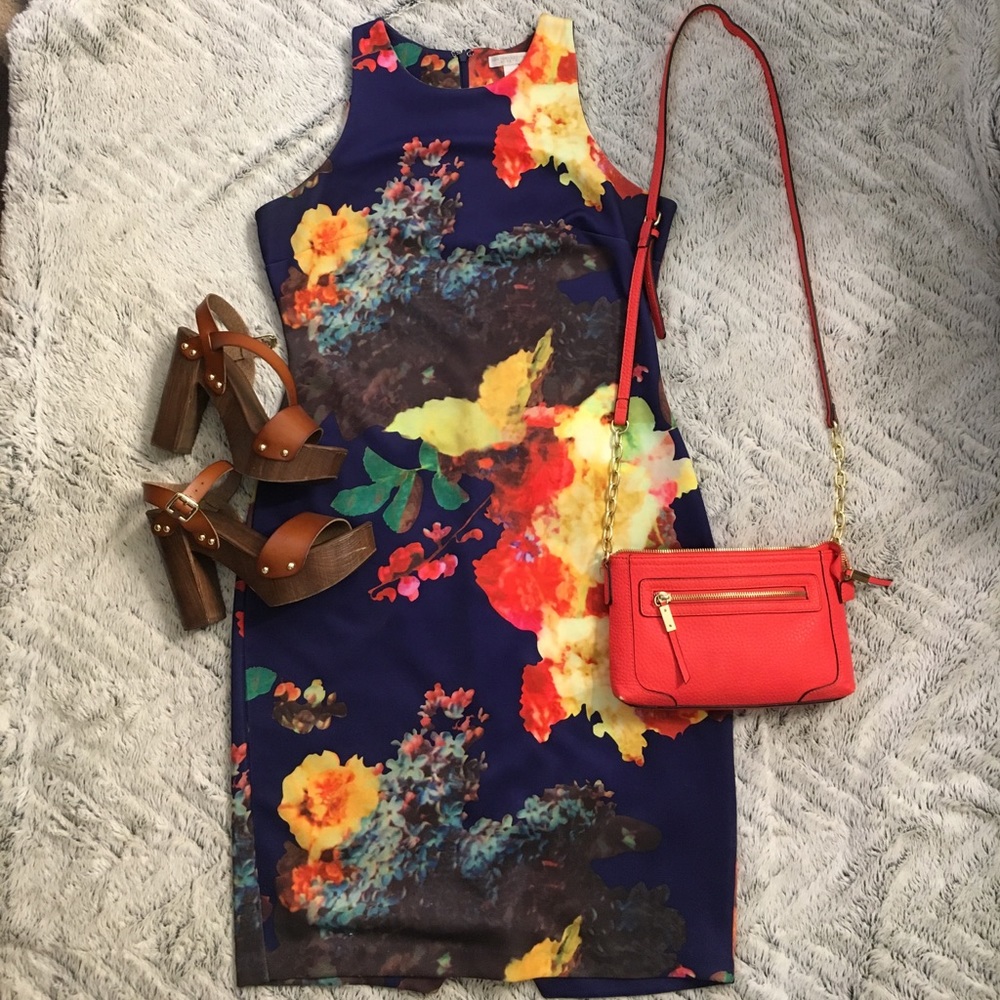 NY&Co Floral Scuba Dress