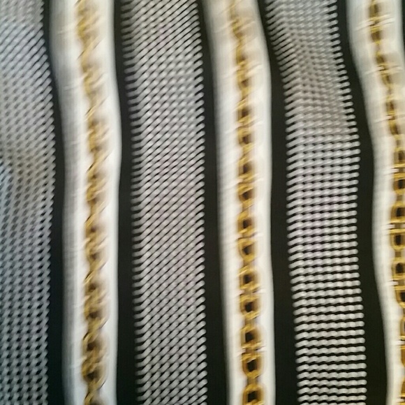 Michael Kors navy blue chain pattern smock - Picture 3 of 4