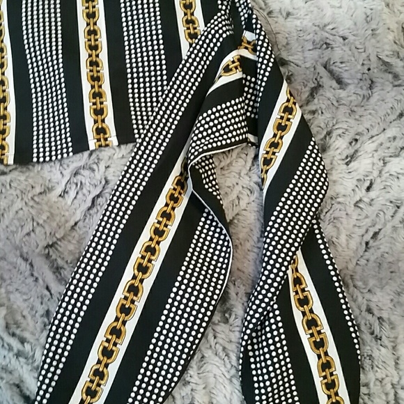 Michael Kors navy blue chain pattern smock - Picture 4 of 4