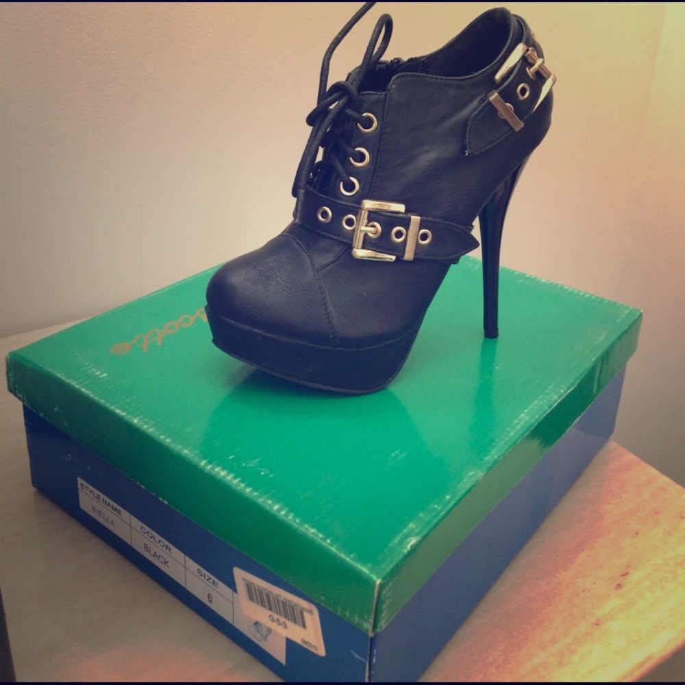 Black booties