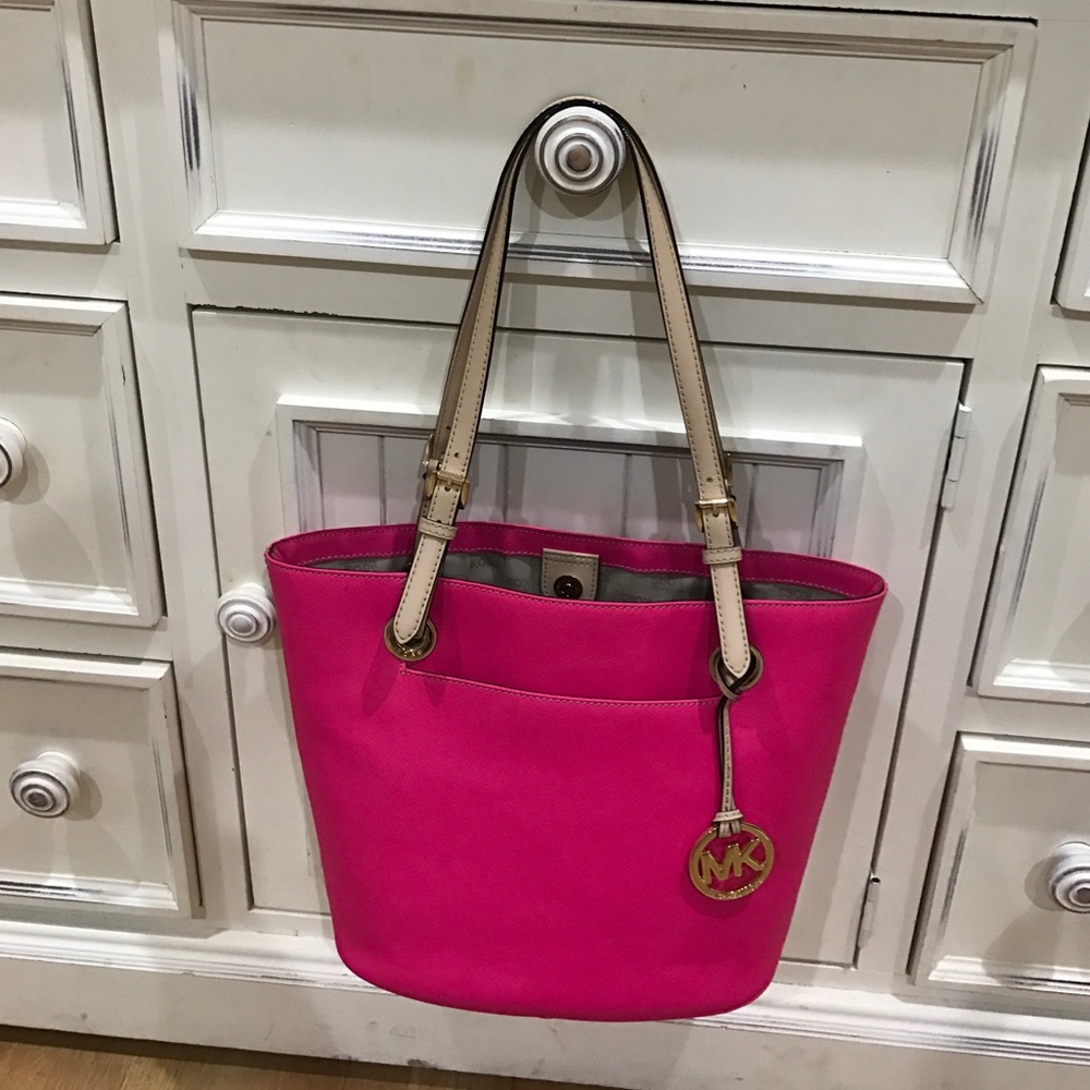 Hot pink Michael Kors purse