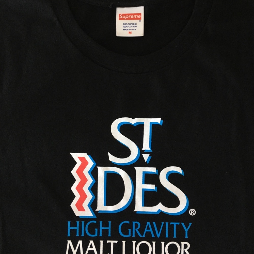 Supreme x St. Ides Malt Liquor T-Shirt
