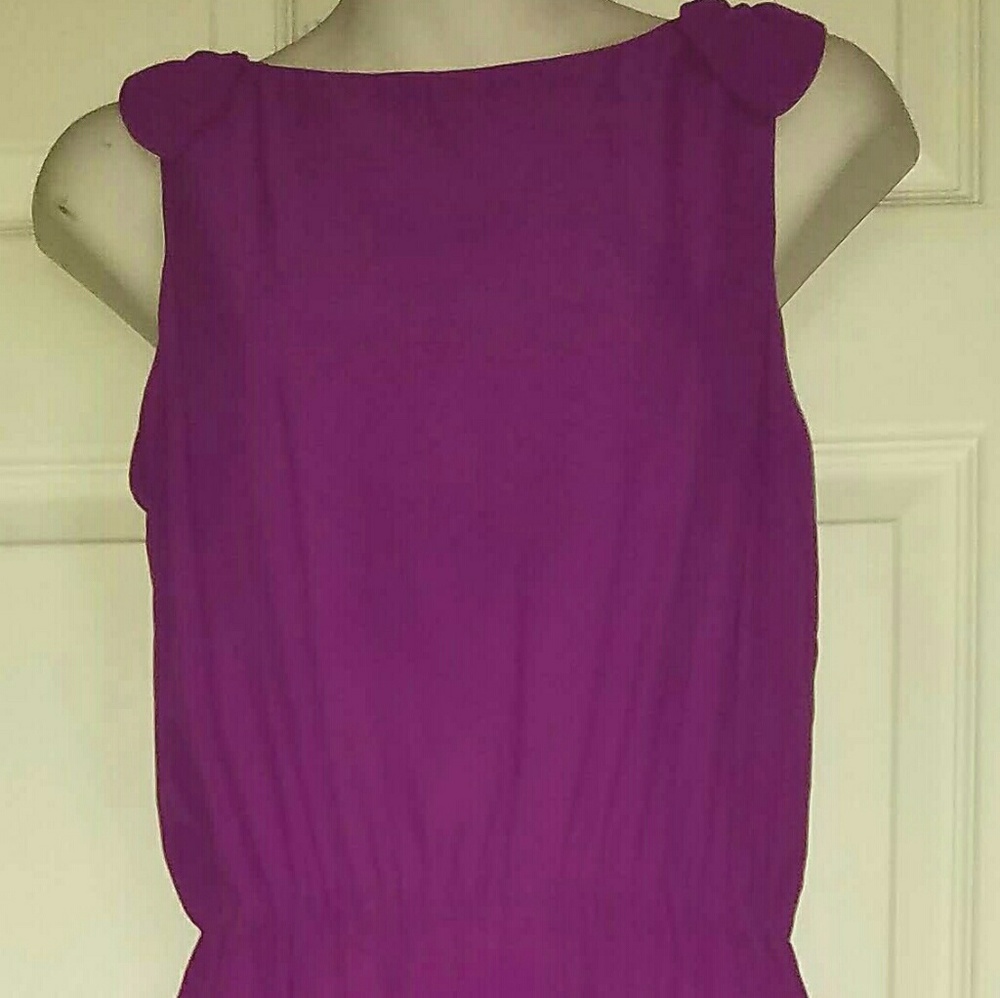Ladies long purple dress by CREMIEUX size XS