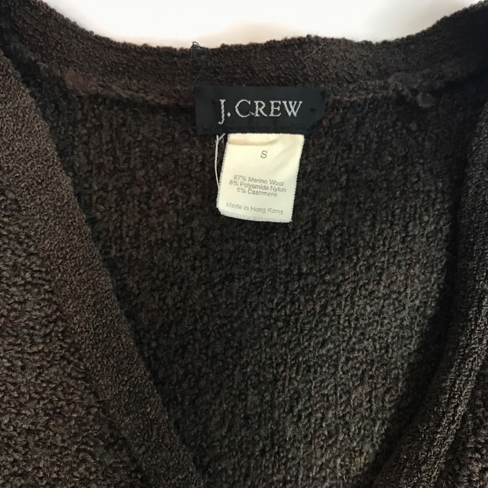VTG J.Crew merino Wool mix Cashmere cardigan - Picture 2 of 4