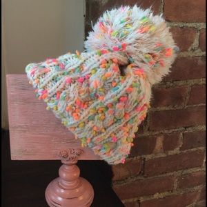 Betsey Johnson Pom hat