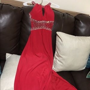 High schoolers prom dress .Size 5/6 only worn once