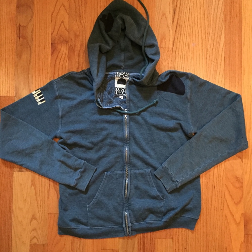 Free City Texas Tokyo Lightweight Zip Up Hoodie