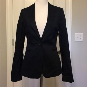 Zara Basic Navy Blue Blazer, size XS