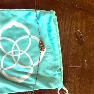 Kendra Scott chocolate Drusy necklace