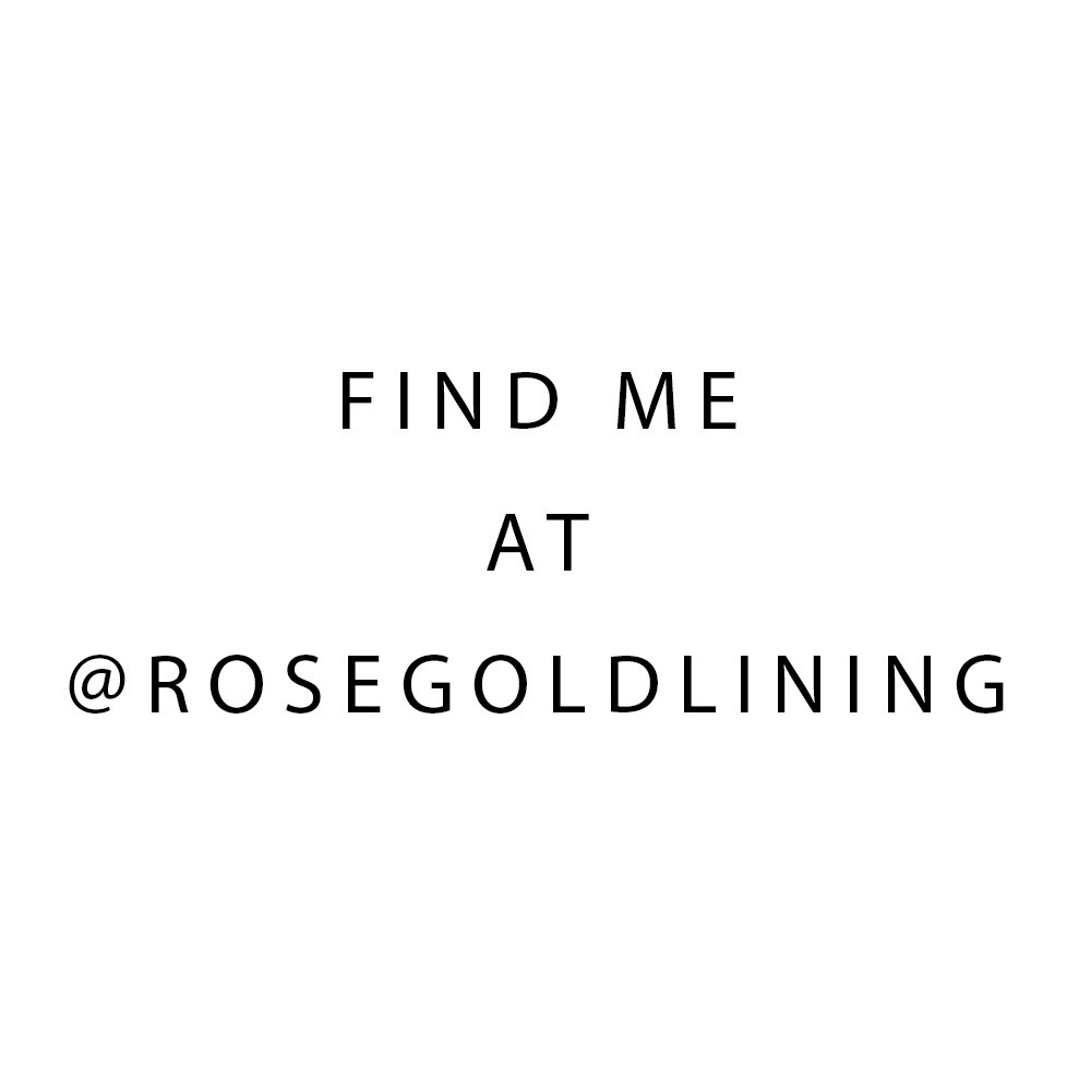 @triplyksis is now @rosegoldlining