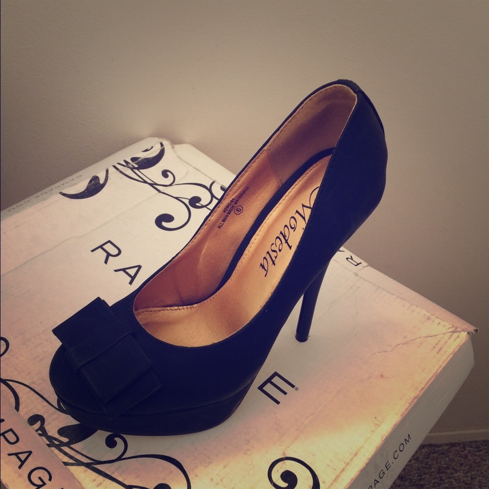Black heels