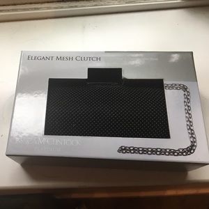 *NEW* Jessica McClintock Platinum clutch