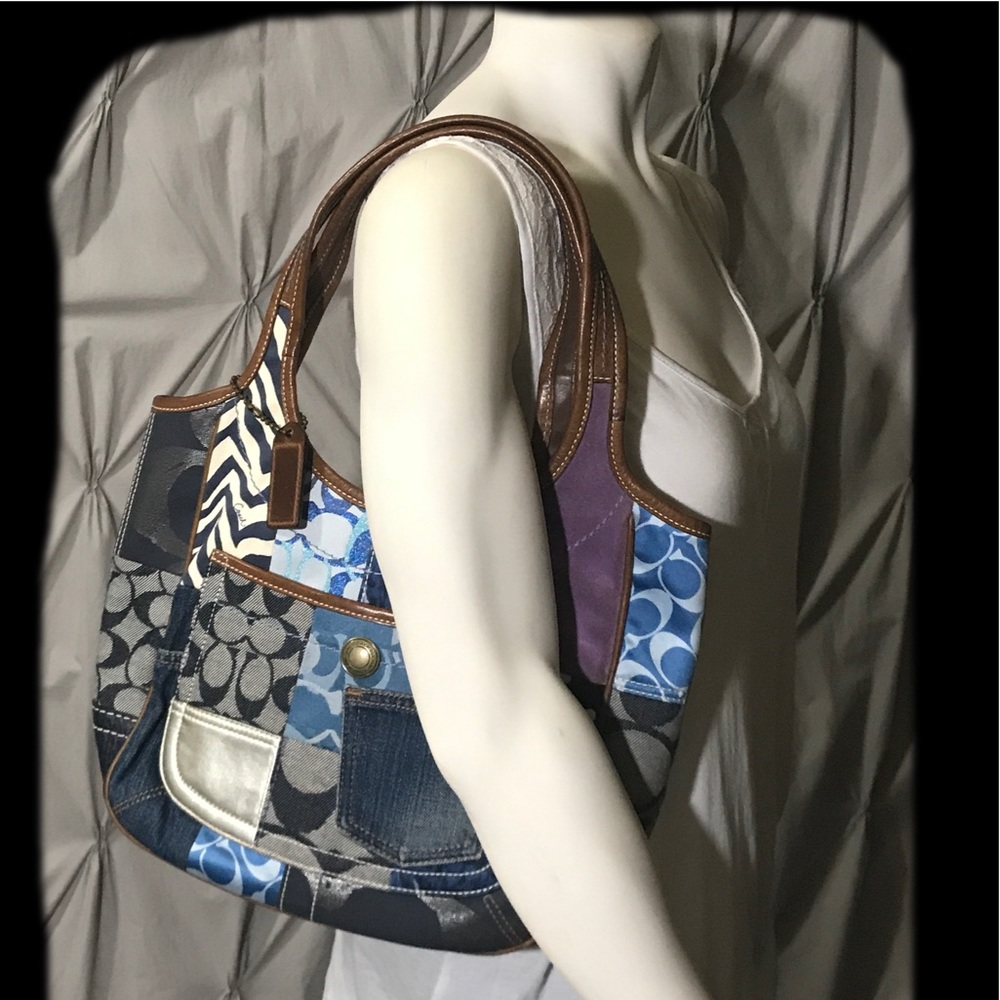 🌀Final Price🌀Coach Indigo Denim Ergo Tote