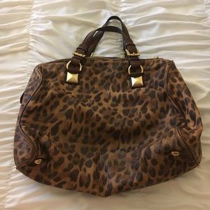 Michael Kors Leopard Bag- Leather