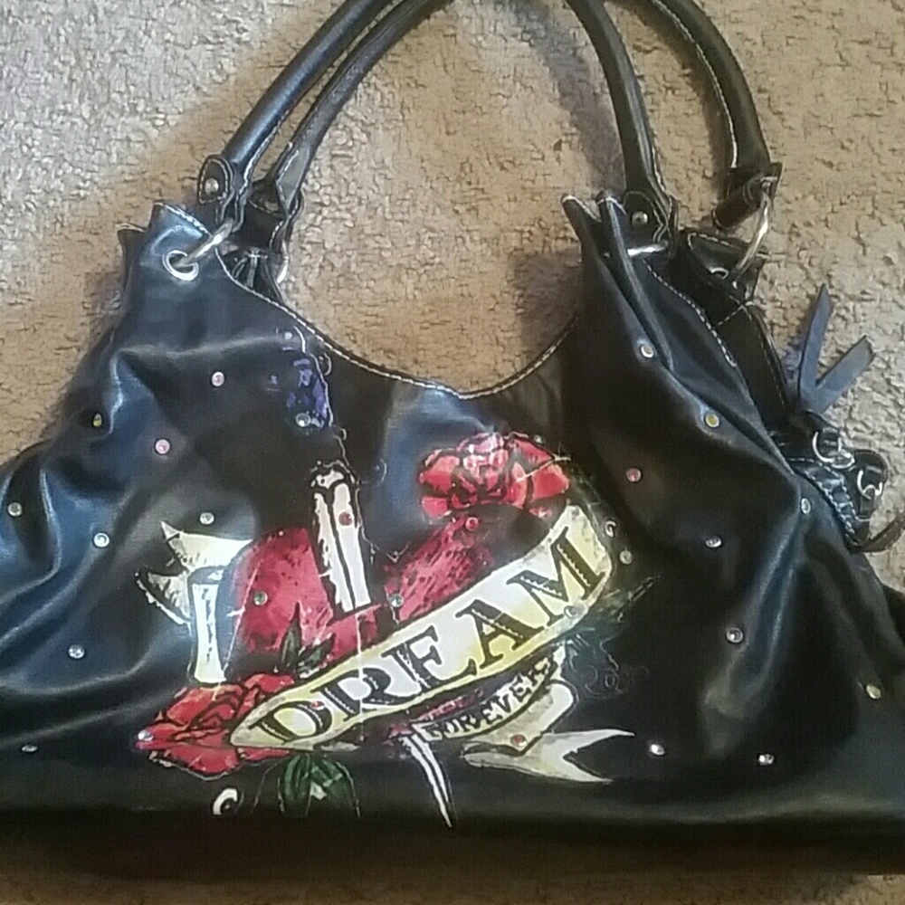 Black purse