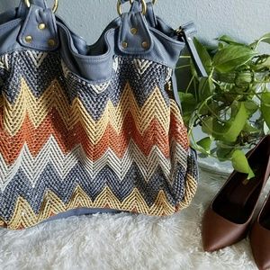 Big Bhudda Chevron Tote