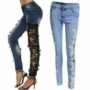 Denim Jean's with Lace