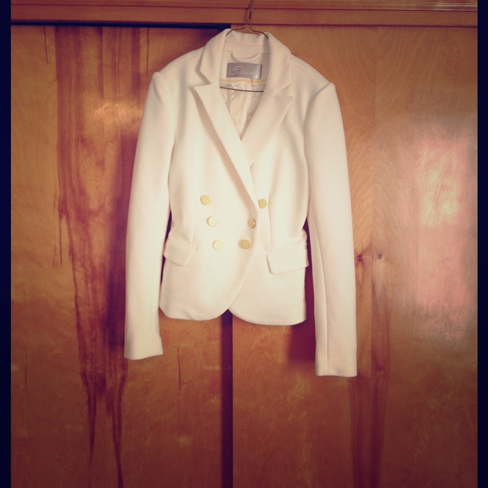 Cream colored blazer