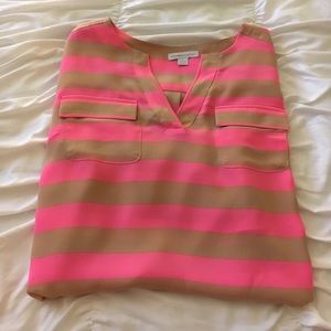 Pink Striped Blouse