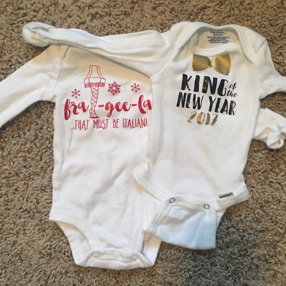 Holiday onesies!