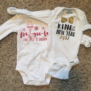 Holiday onesies!