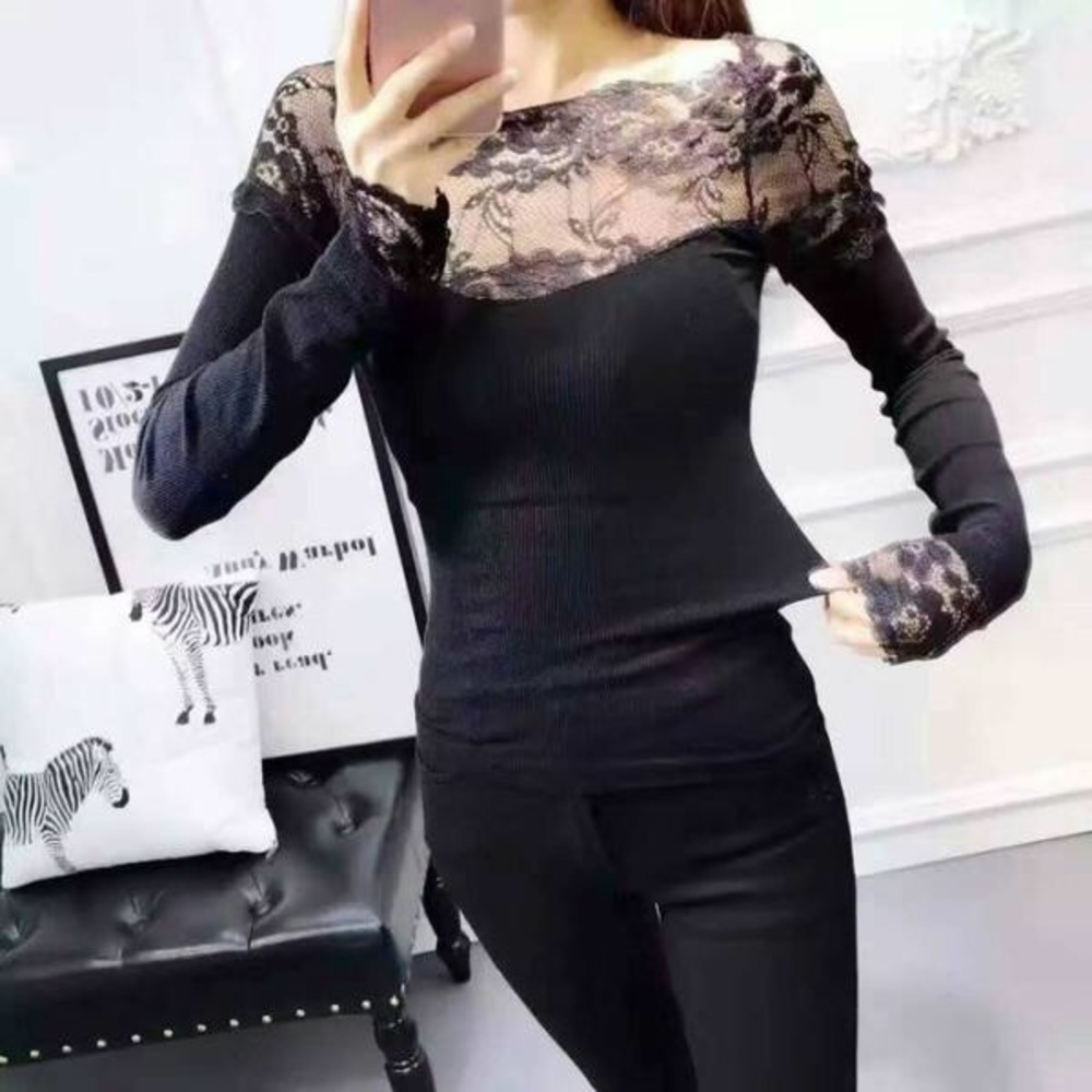 Authentic Korea Let's Diet Heat Tech Long Sleeve