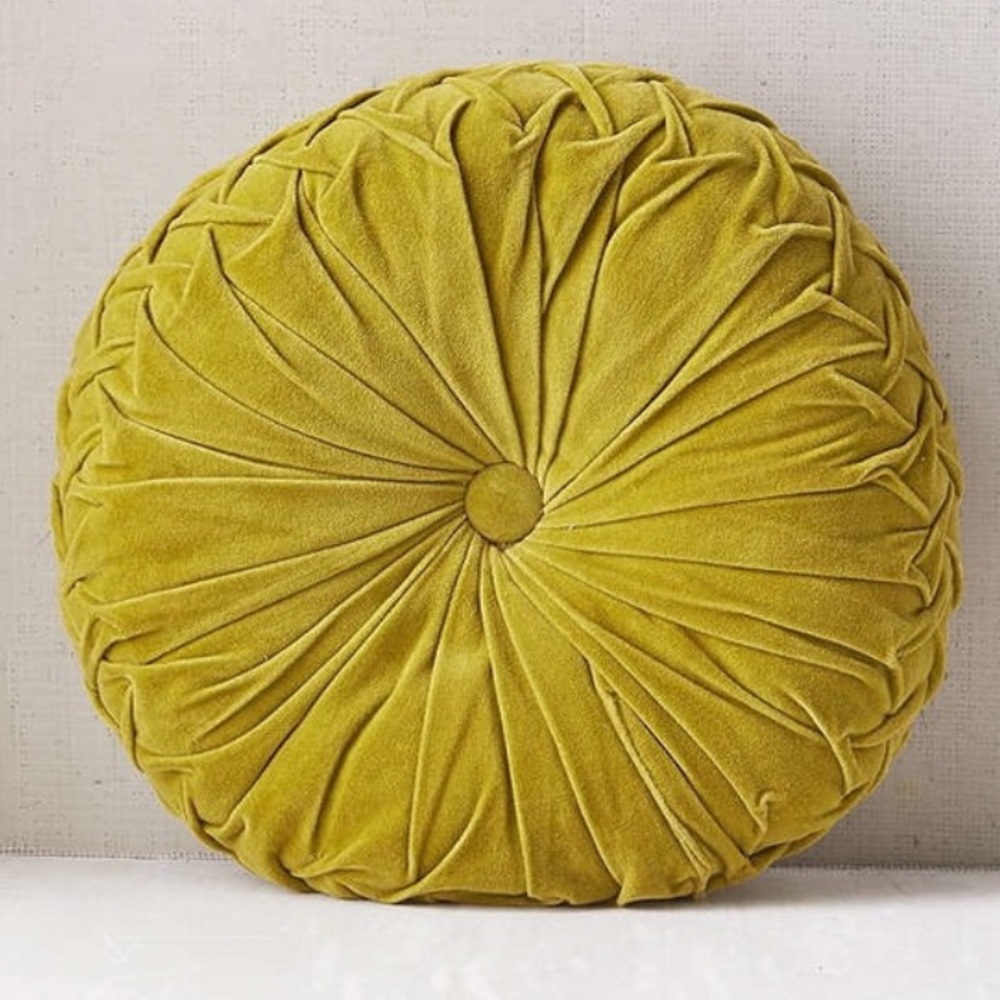 Urban outfitters pintuck pillow/ GREEN