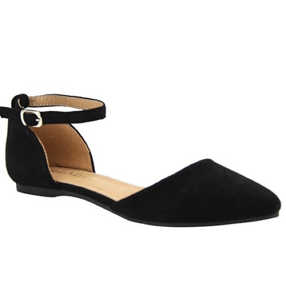 1 left!! Suede Ankle Flat Black - Picture 2 of 6